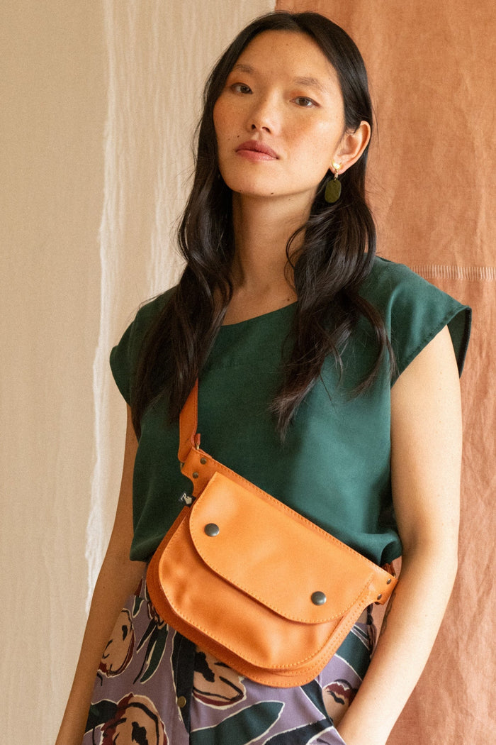 KAZAK Sac Pochette Amaru - Abricot