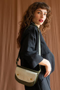 KAZAK Sac Pochette Amaru - Crème et Olive