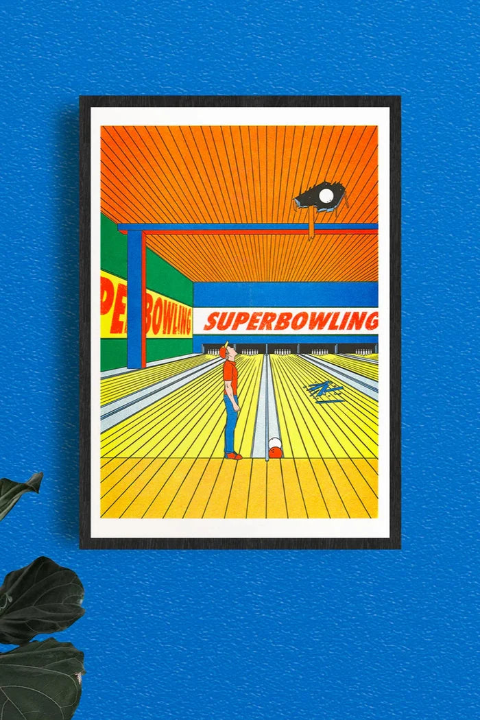 KIBLIND Affiche Simon Bailly - Super bowling