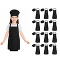Kids Apron with Chef Cap Pack of 12