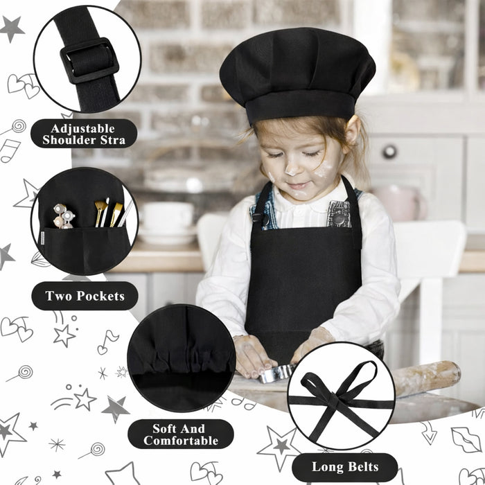 Kids Apron with Chef Cap