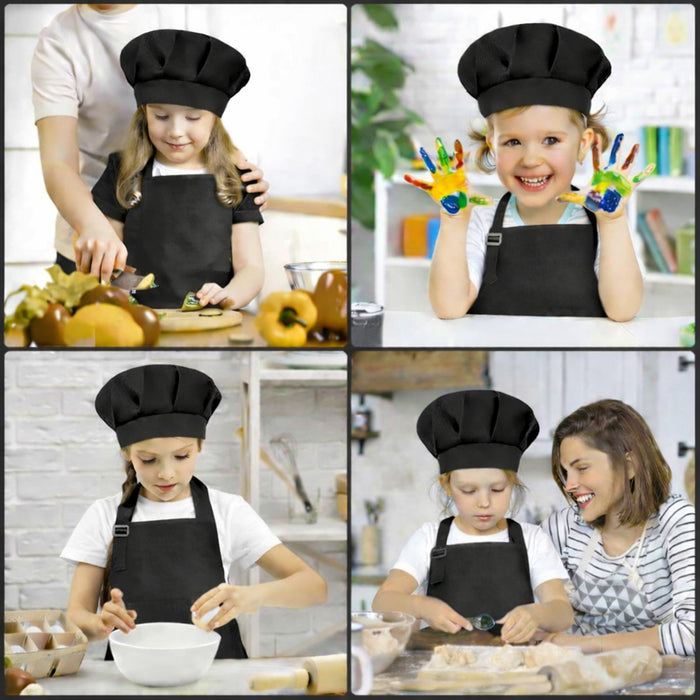 Kids Apron with Chef Cap