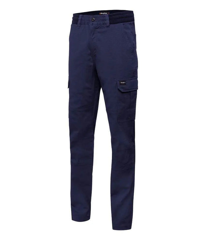 KingGee Rib Comfort Waist Pant K13005 Work Wear KingGee Navy 72 R