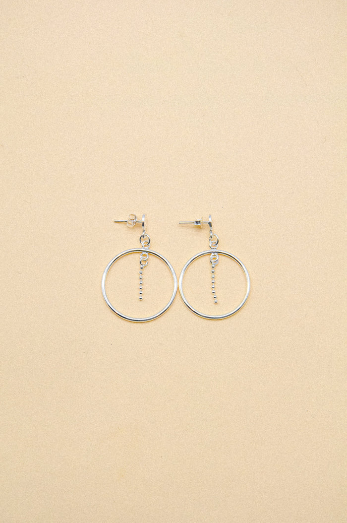 LA RENARDE Boucles d'oreilles Anneau Pendant