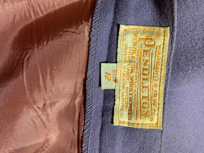 Lavender Wool Pencil Skirt circa 1960s