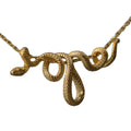 Lilith- the Tiny Snake on Chain Necklace 2 Colors