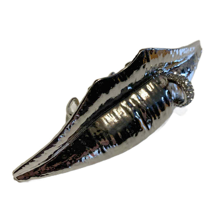 Mae-Surrealist 4.5" Double Wide Lip Ring with Piercing 2 Colors
