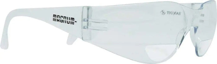 Magnum Safety Glasses - Bifocal Clear Lens (+2.50)