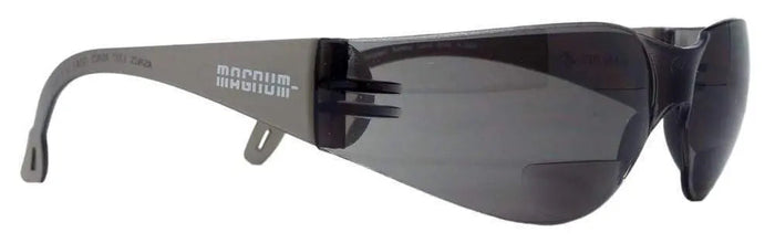 Magnum Safety Glasses - Bifocal Smoke Lens (+3.00) 068+3.00SD