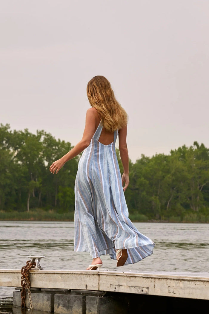 MARIGOLD Robe Celia - Ligné Bleu