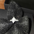 Marquise Cut Engagement Ring with Side Stones