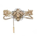 Medusa- the Medusa Face Chain Draped Bracelet