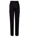 Men's Heavy Cotton Pre-shrunk Drill Pants Long Leg  WP13 Work Wear Australian Industrial Wear 74L Black