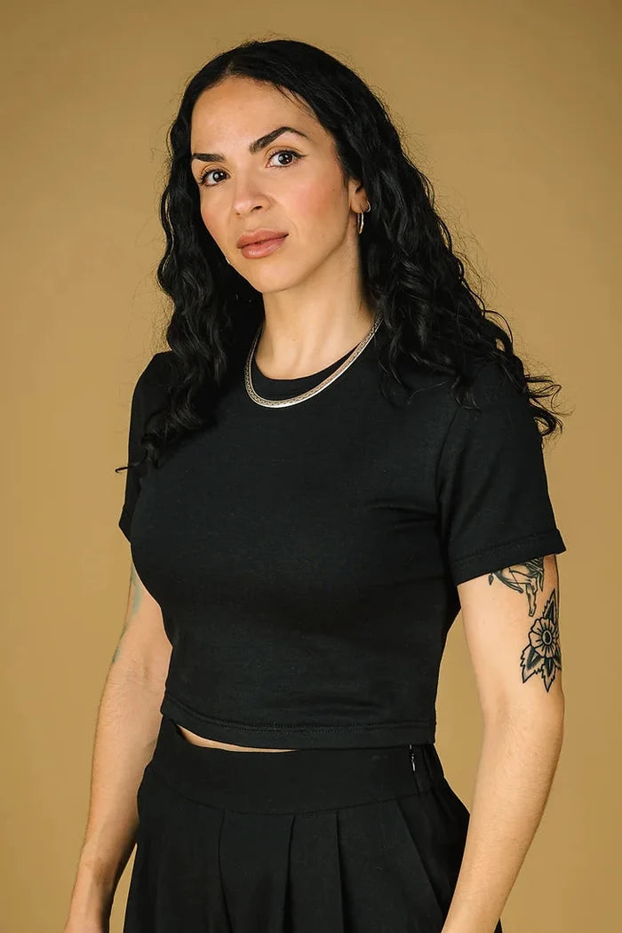 MERCEDES MORIN T-shirt Parfait - Noir