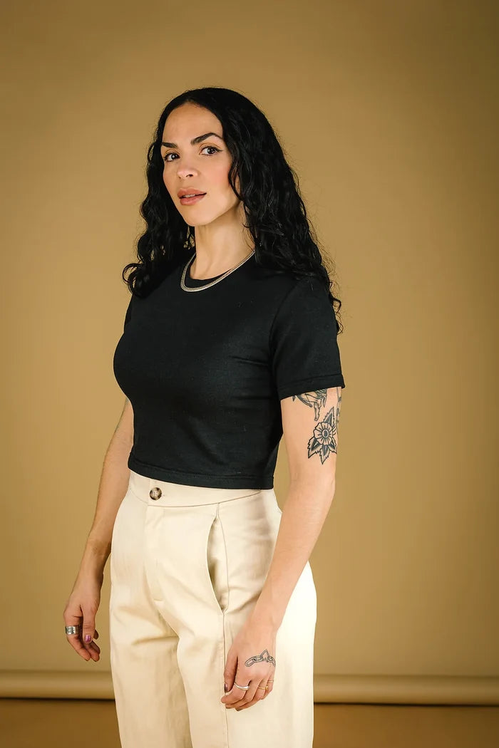 MERCEDES MORIN T-shirt Parfait - Noir