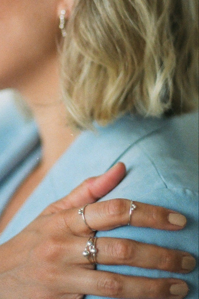 MICHELLE KEMP Bague Lota - Argent