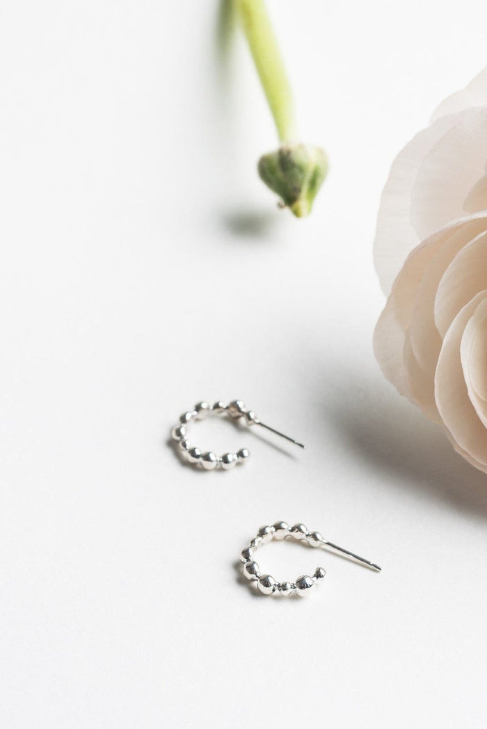 MICHELLE KEMP Boucles d'Oreilles Lyre - Argent
