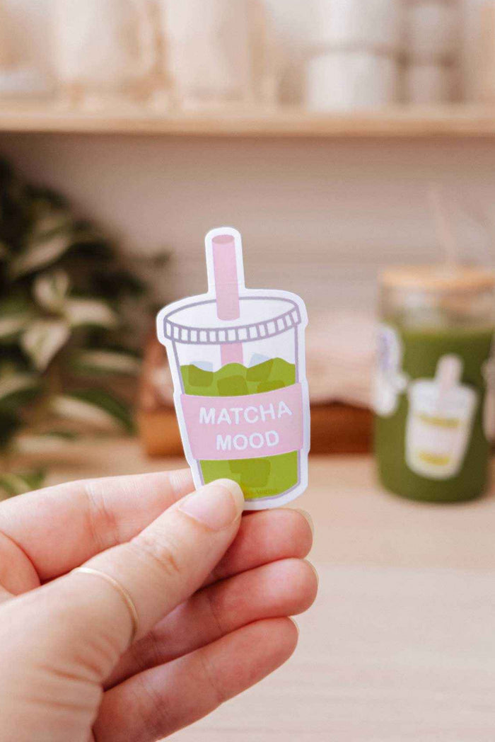 MIMI & AUGUST Autocollant en Vinyle - Matcha Mood