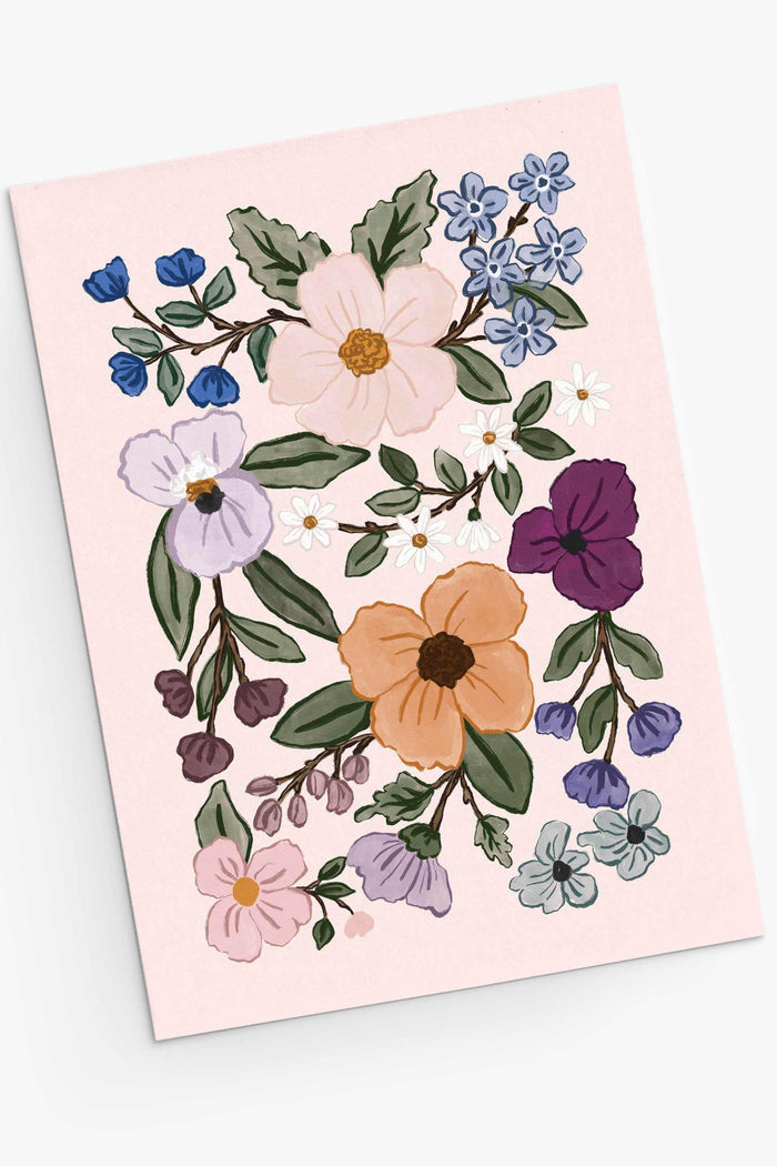 MIMI & AUGUST Carte Champs de Fleurs