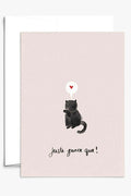 MIMI & AUGUST Carte Juste parce que