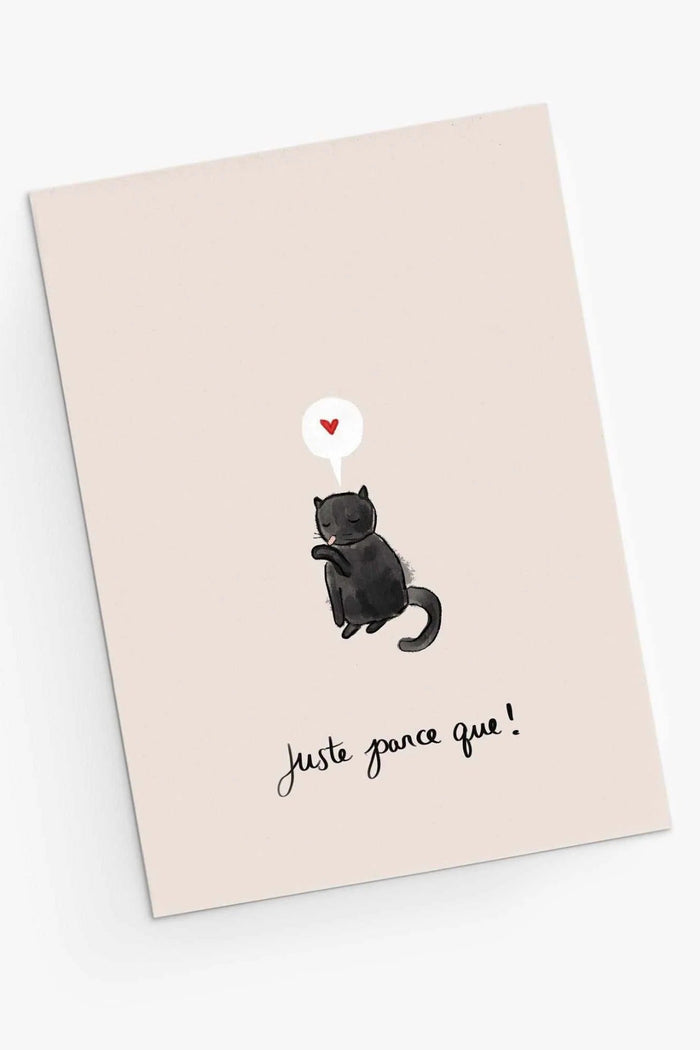 MIMI & AUGUST Carte Juste parce que