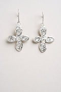 MINERA ATELIER Boucles d'Oreilles Ammonite en Croix