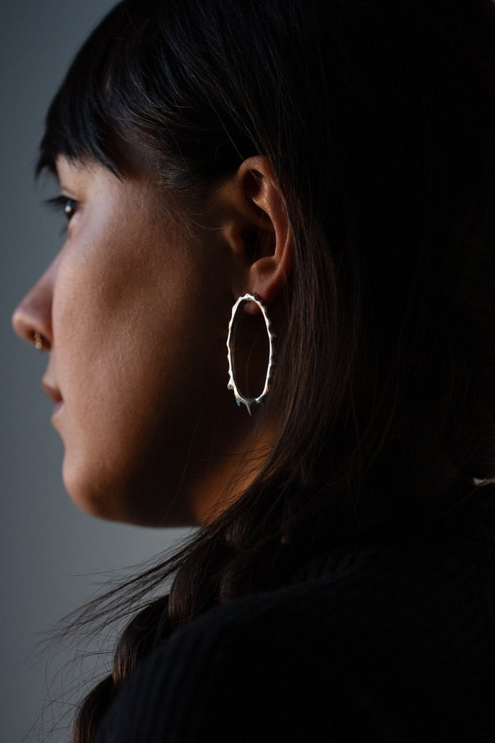 MINERA ATELIER Boucles d'Oreilles Eclipse Distordue