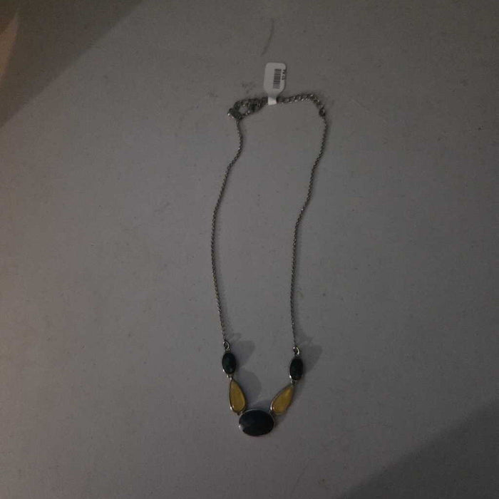 Necklace with gems
