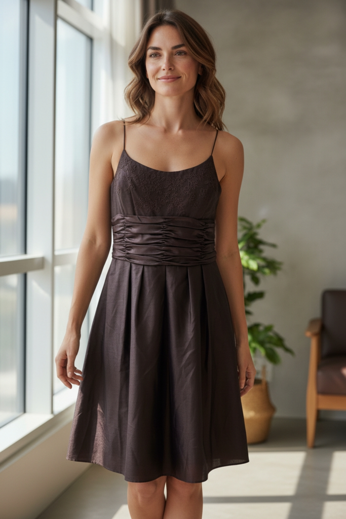 New Jones Brown Dress