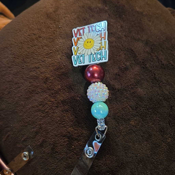 New Vet Tech Badge Reel