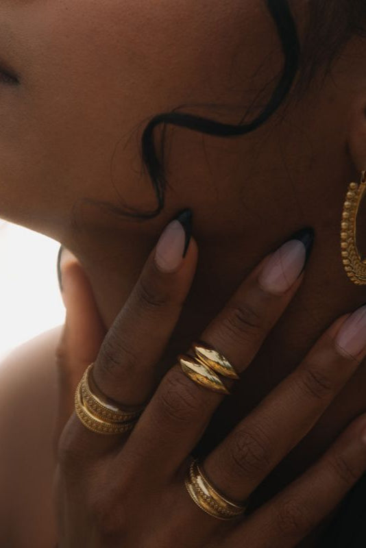 NOIR KALA Bague Agua