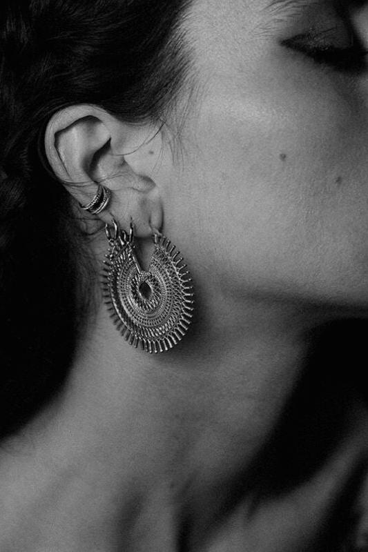 NOIR KALA Créoles Surya S