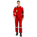 OIL India Uniform Coverall Full Sleeves - Red - uniformer