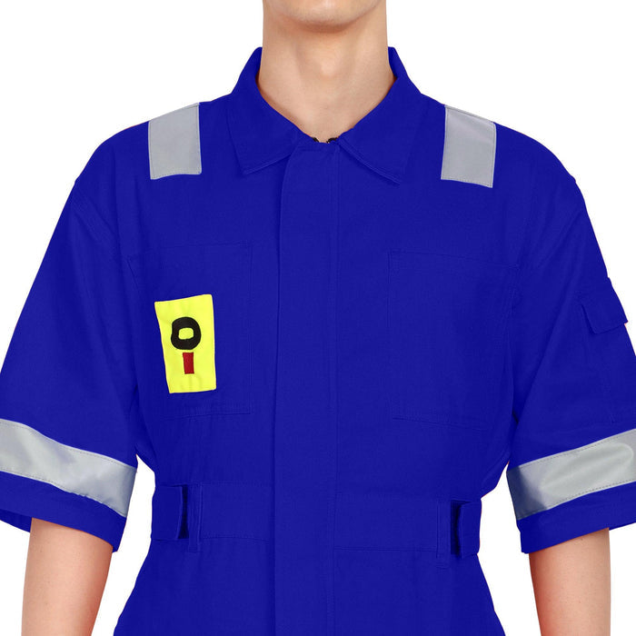 OIL India Uniform Coverall Half Sleeves - Korn Blue - uniformer