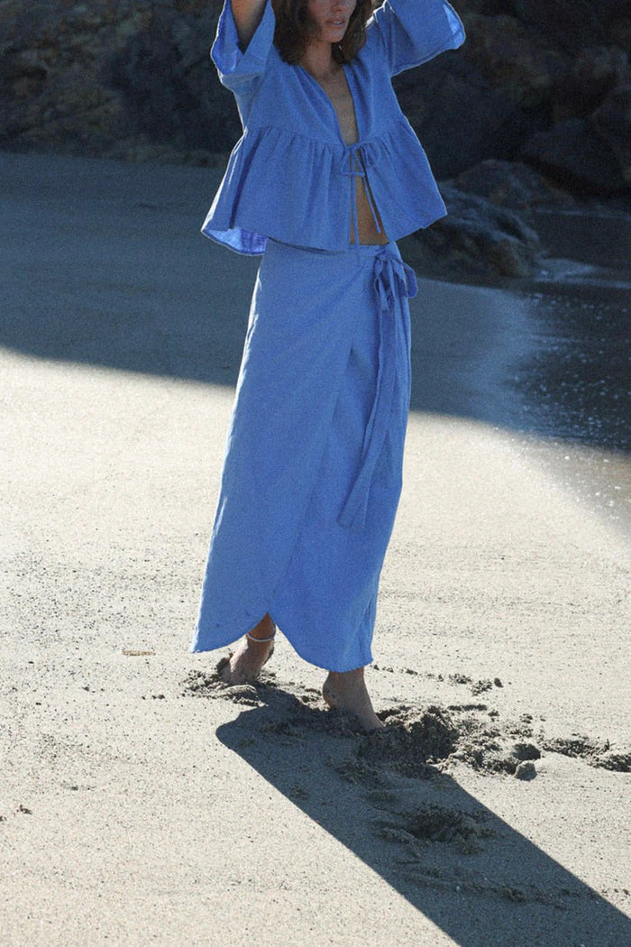 OTHERSEA BIKINI Blouse Mirador - Bleu Infini
