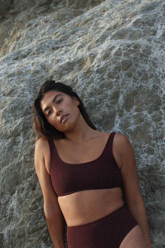 OTHERSEA BIKINI Haut de Bikini Gaia - Cassis