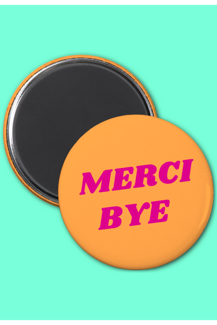 OUI MANON Aimant - Merci bye