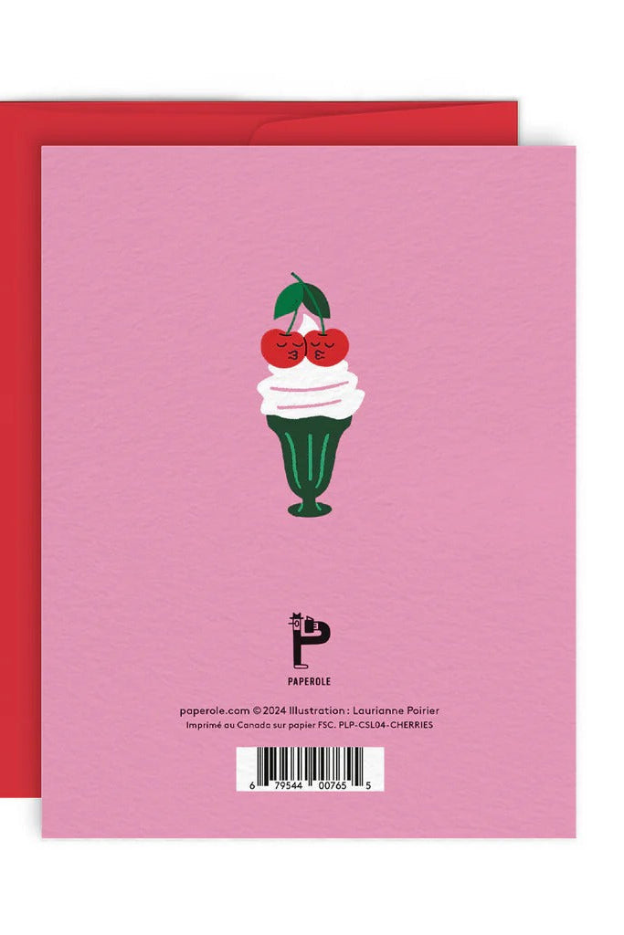 PAPEROLE Carte Cherries