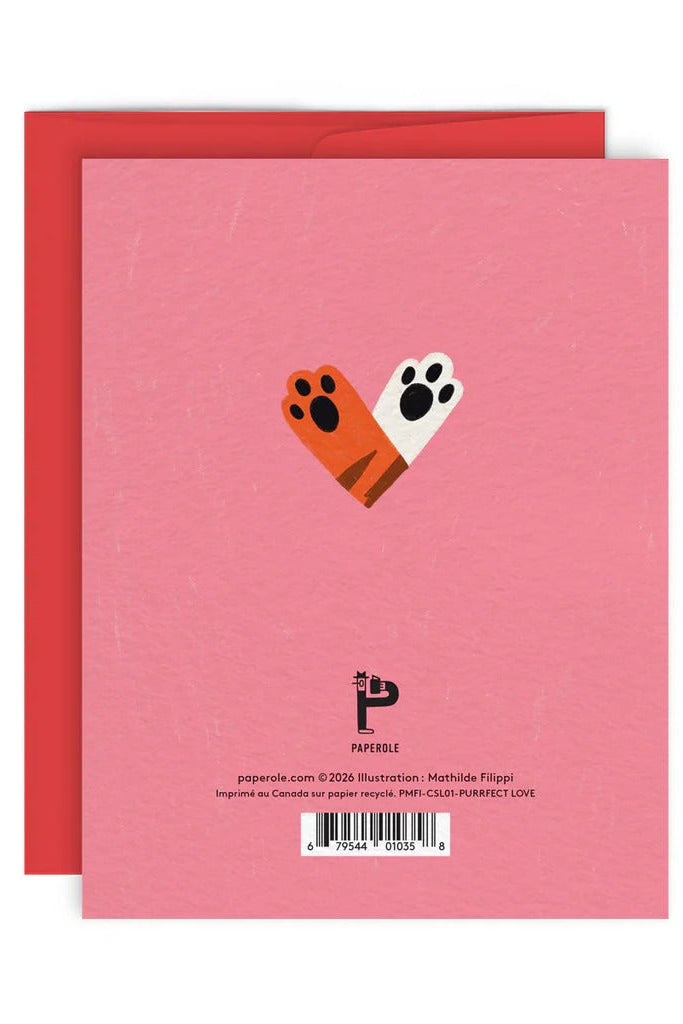 PAPEROLE Carte Purrfect Love