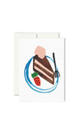 PAPEROLE Mini Carte Choco Cake