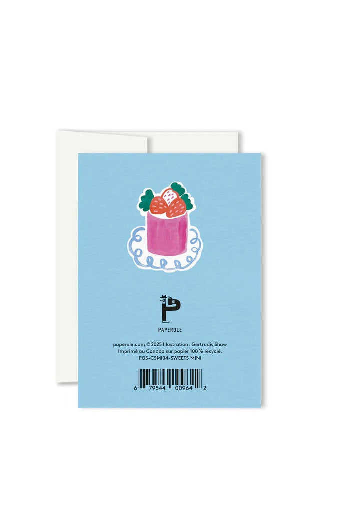 PAPEROLE Mini Carte Sweets