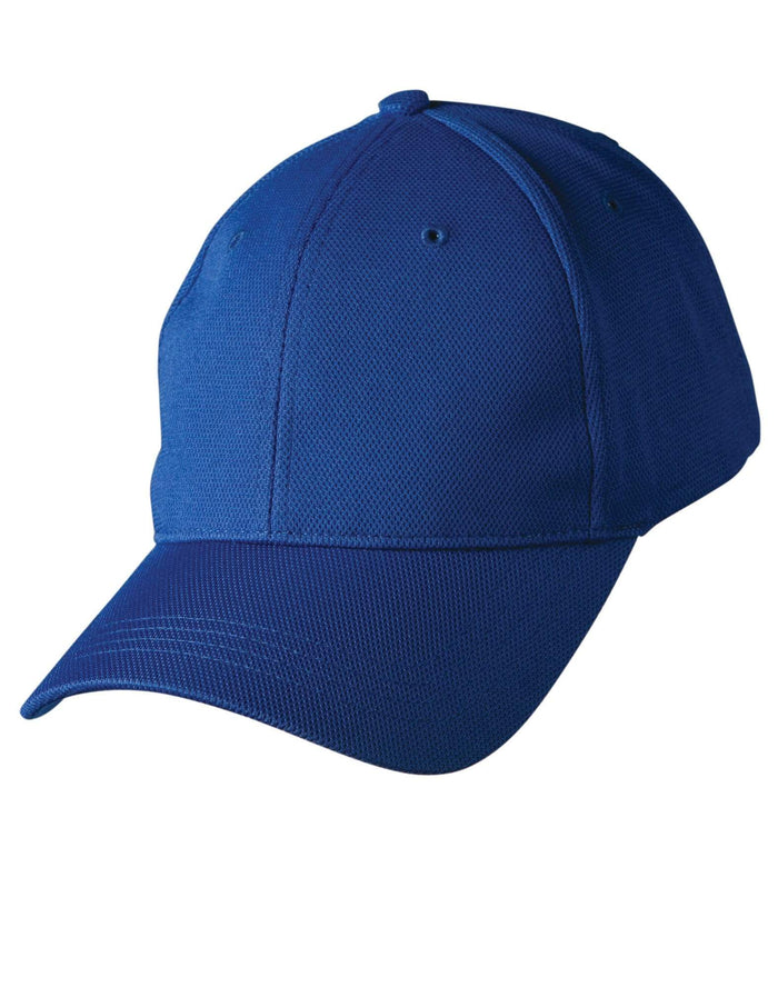 Pique Mesh Cap CH77 Active Wear Australian Industrial Wear Royal One size