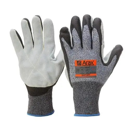 Pro Choice Arax Heavy Duty - Arax Liner With Foam Nitrile/chrome Leather Palm -  AFND PPE Pro Choice 7