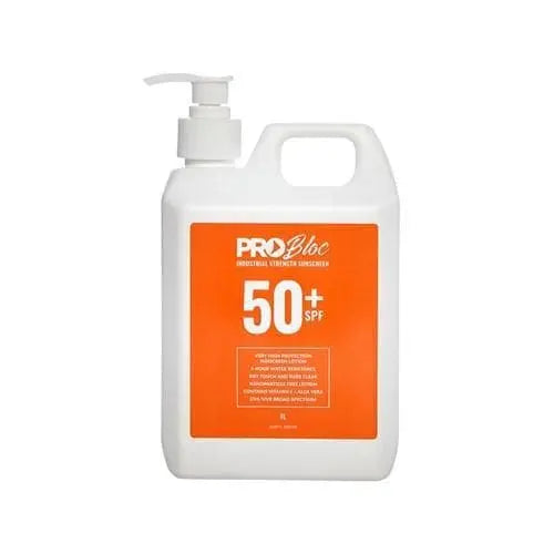 Pro Choice Pro-bloc 50+ Sunscreen - SS1-50 PPE Pro Choice 1L PUMP BOTTLE