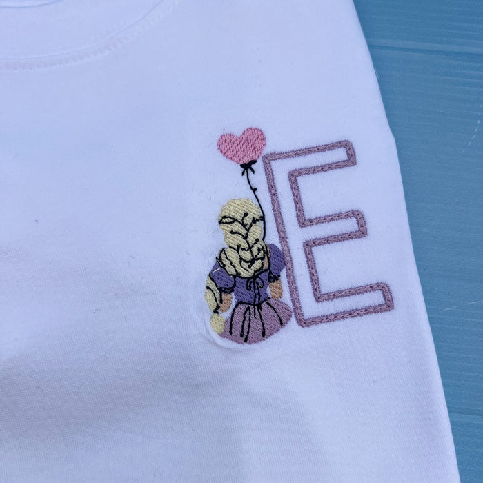Rapunzal Initial T-Shirt