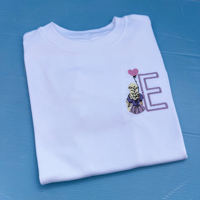 Rapunzal Initial T-Shirt