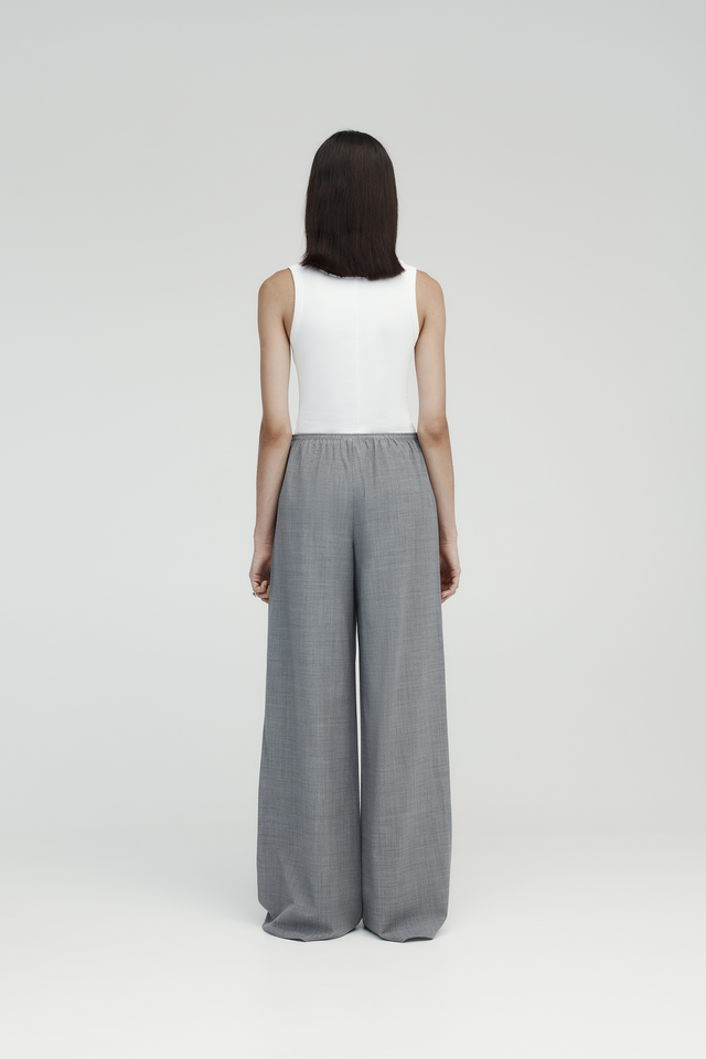 Rebe Pull-On Trouser - Grey Hyde Boutique
