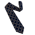 Red White and Blue Chain Design Men's Tie circa 1970s