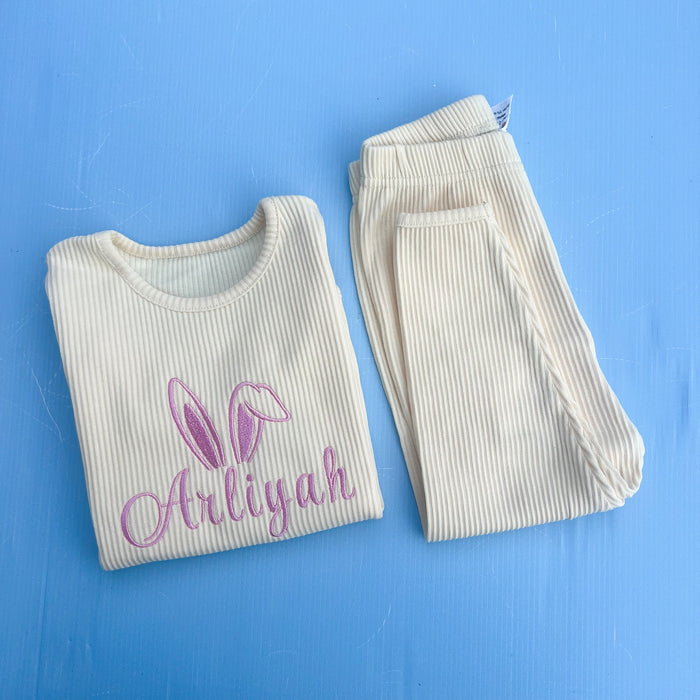 Ribbed Easter Bunny Loungewear