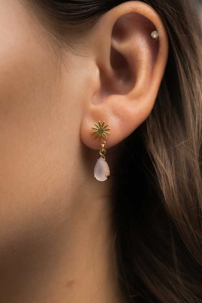 SANDRINE DEVOST Boucles d'Oreilles Lila